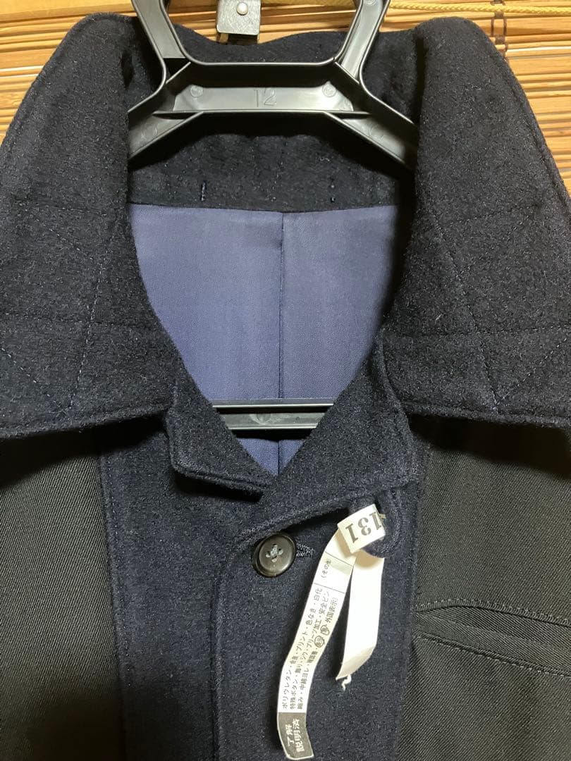 ヨージヤマモト　アーカイブ　ウールジャケット　コート　切り替え　Y-3