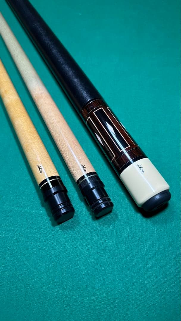 ★中古★カスタムキュー★ショーン★2シャフト★