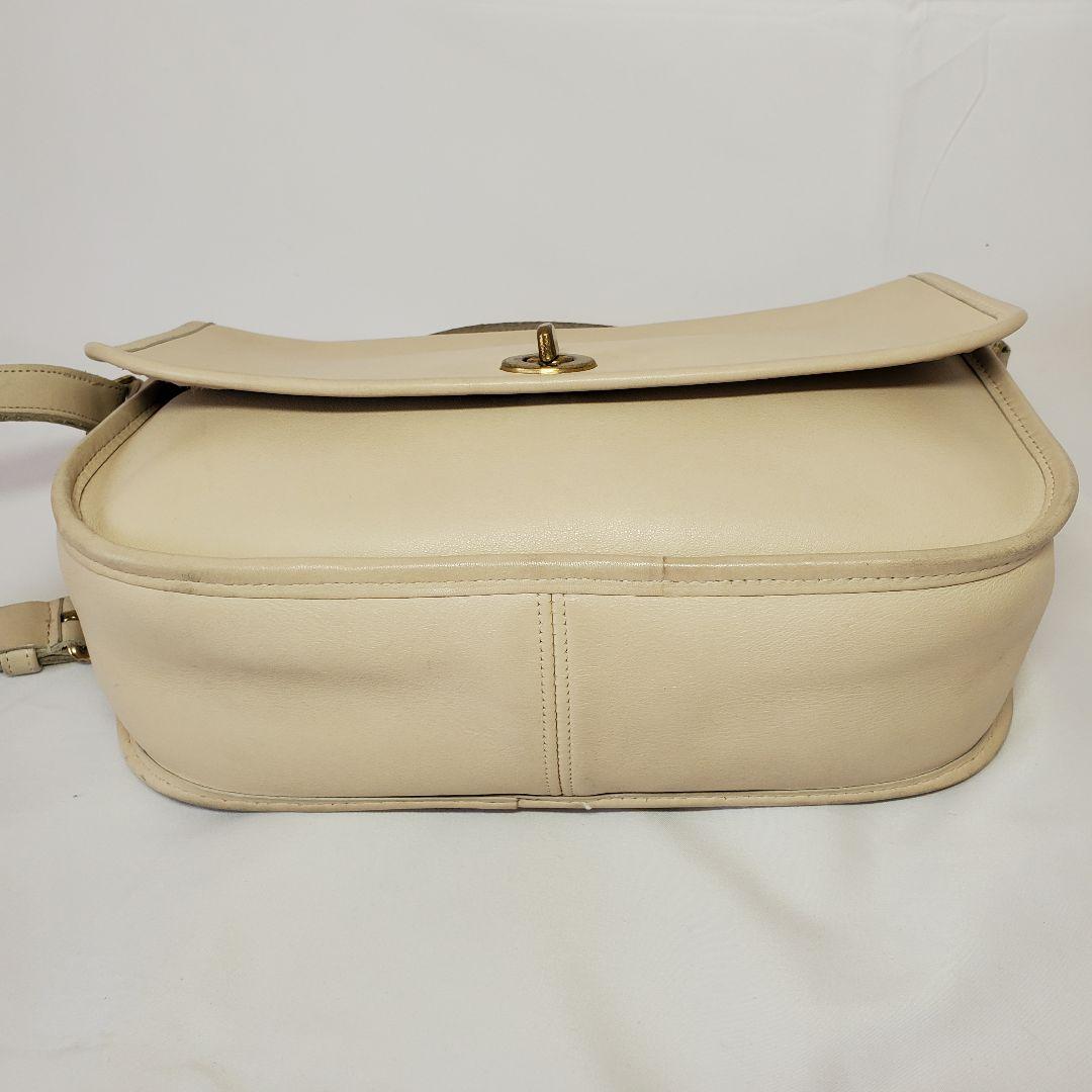 OLD COACH ベージュ ショルダーバッグ USA
