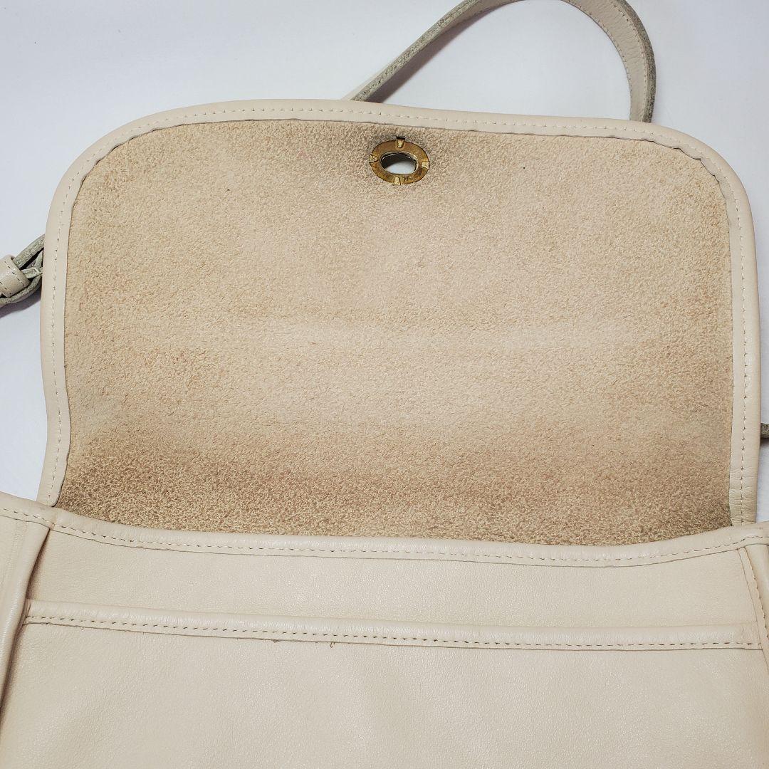 OLD COACH ベージュ ショルダーバッグ USA