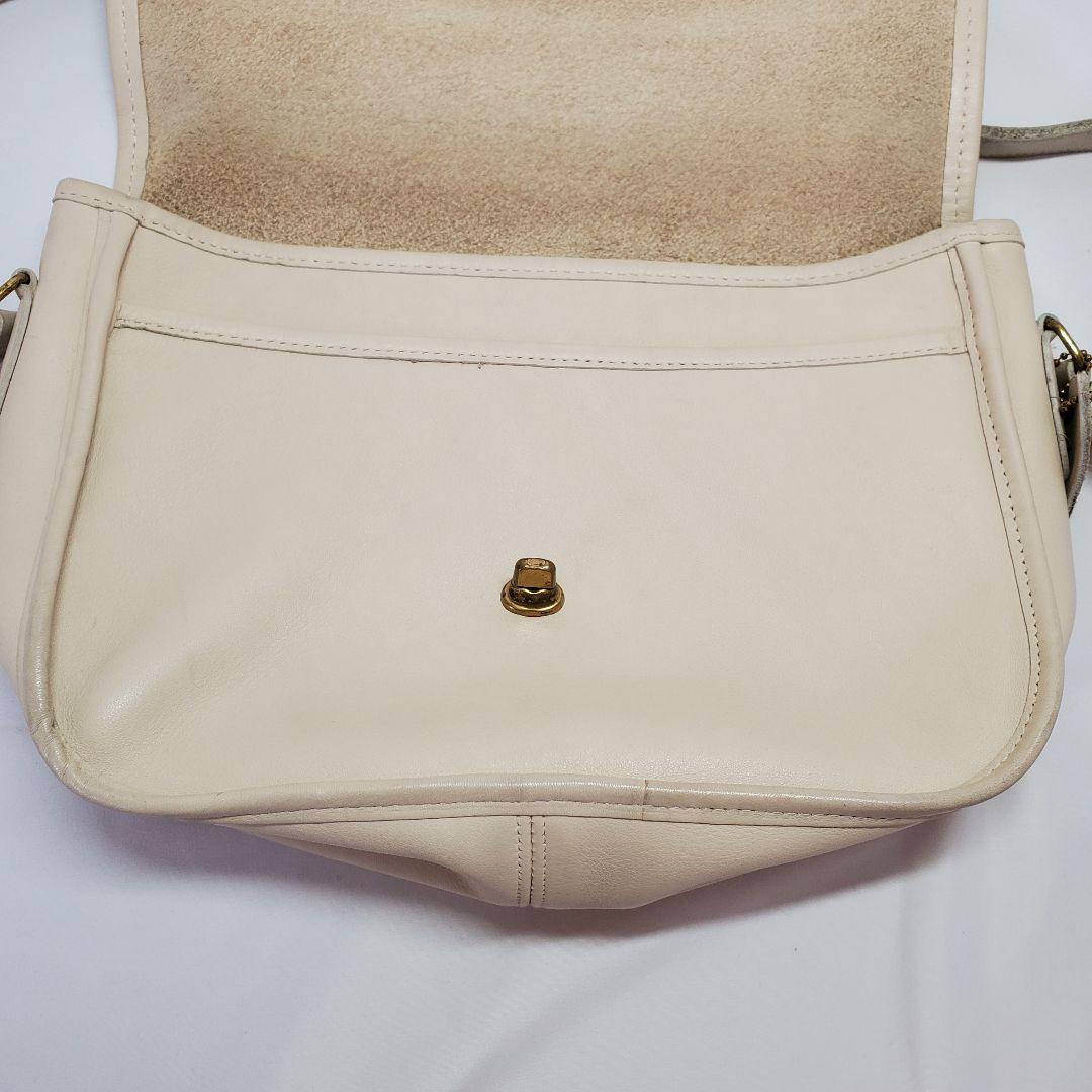 OLD COACH ベージュ ショルダーバッグ USA