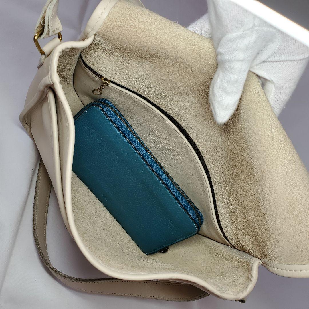 OLD COACH ベージュ ショルダーバッグ USA