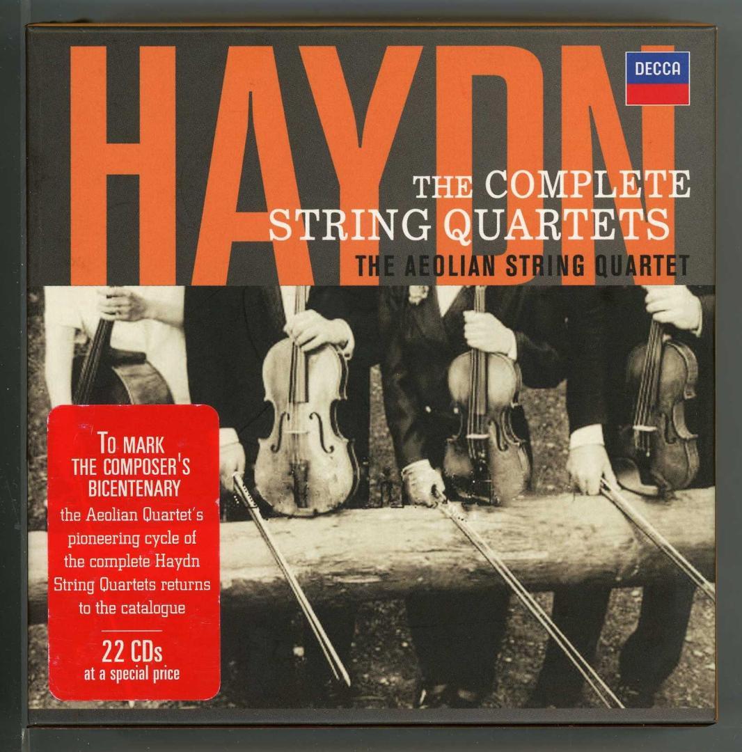 ハイドン弦楽四重奏曲全集 エオリアン四重奏団 22枚組