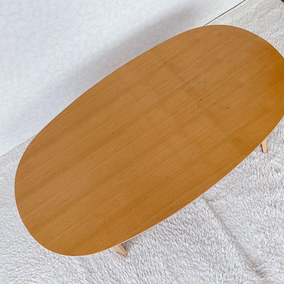 小島sunny様リクエスト品】無印良品 プライウッド アッシュ オーバル ローテ