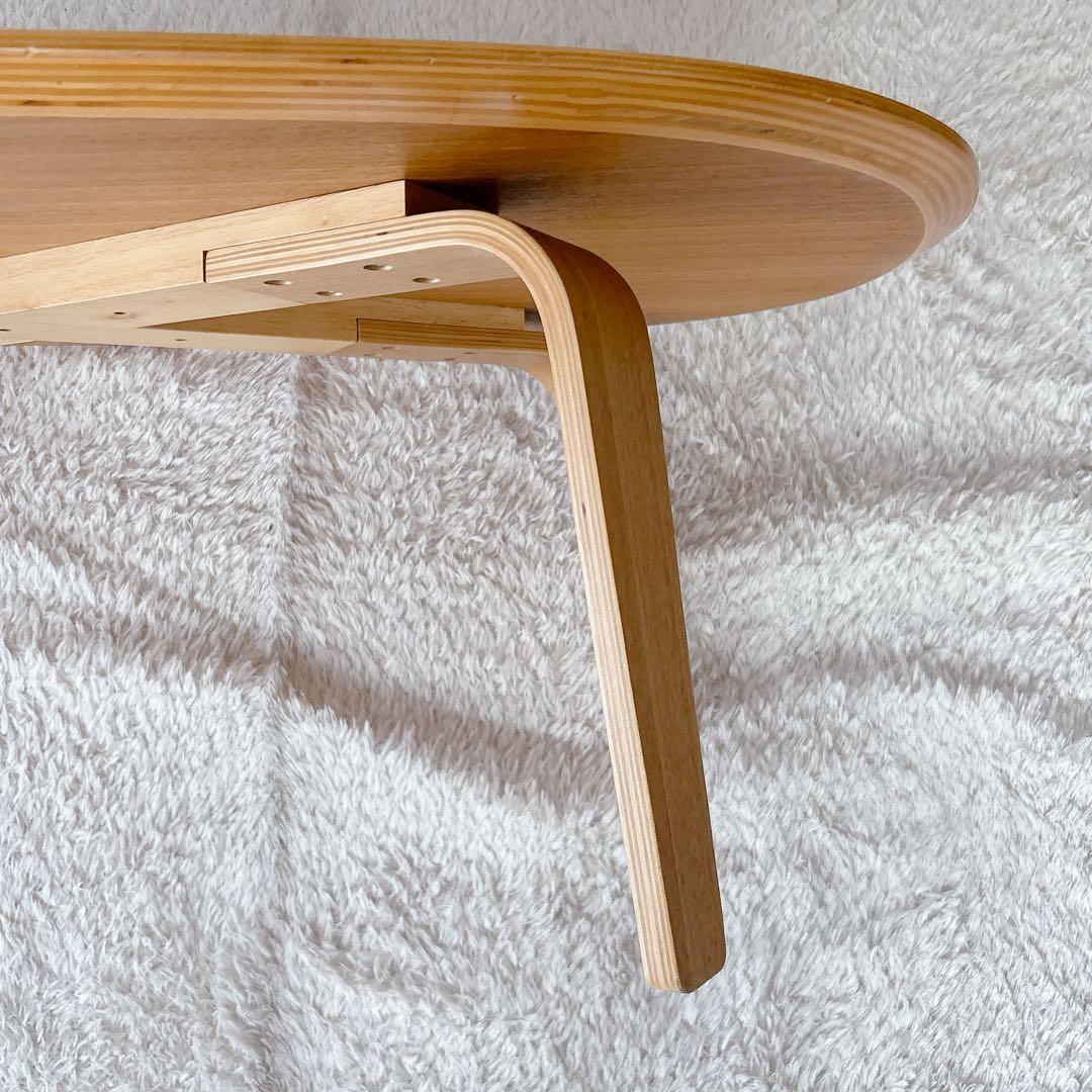 小島sunny様リクエスト品】無印良品 プライウッド アッシュ オーバル ローテ