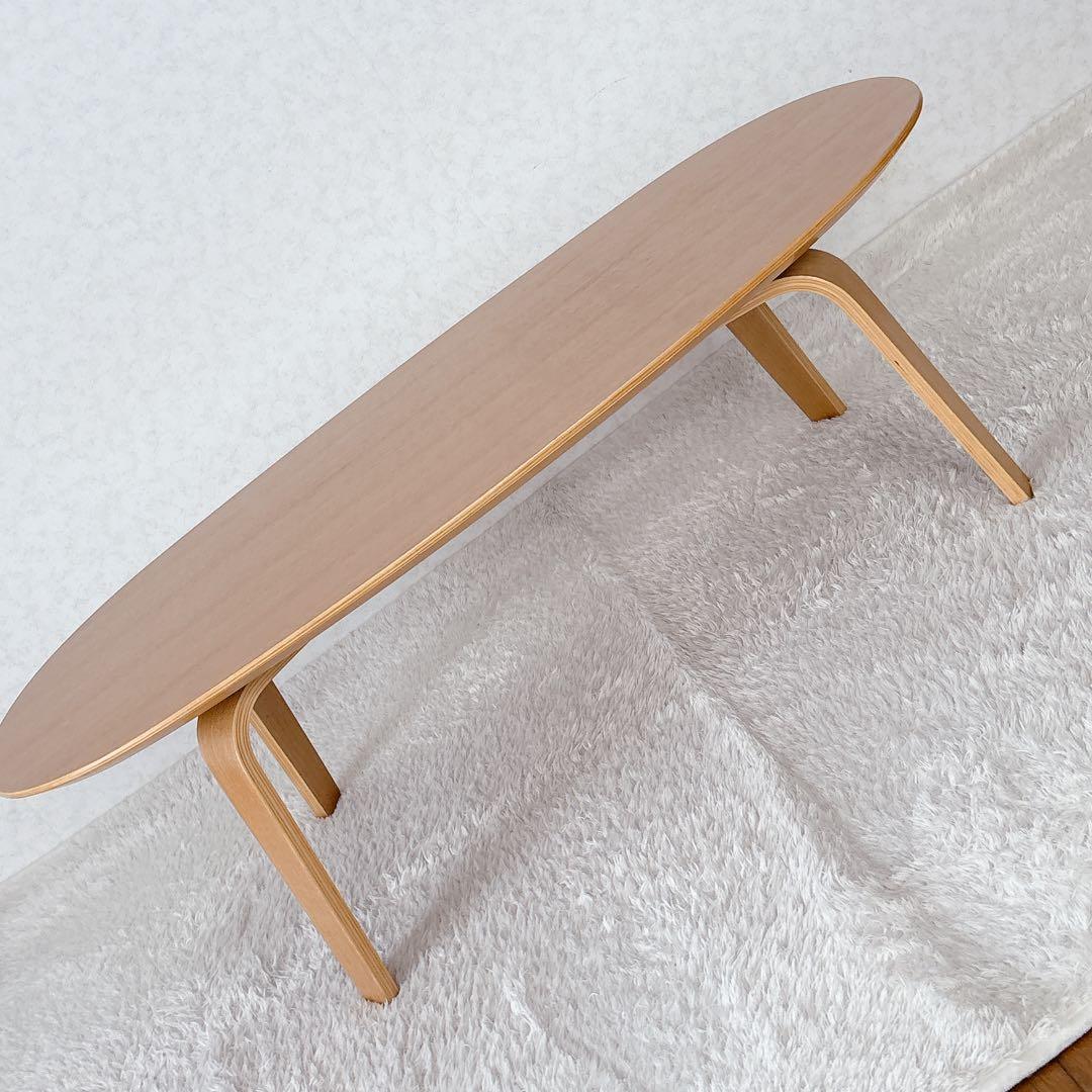 小島sunny様リクエスト品】無印良品 プライウッド アッシュ オーバル ローテ