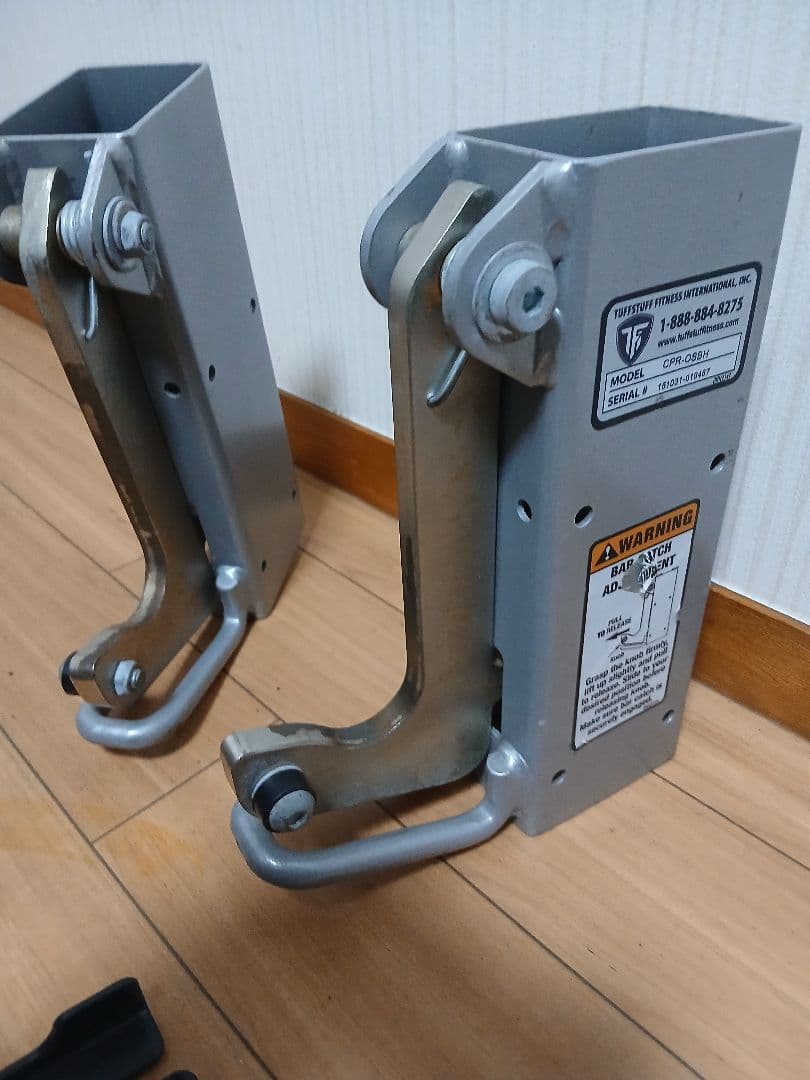 CPR-265　タフスタッフ パワーラック　バーホルダー　Jフック　２個