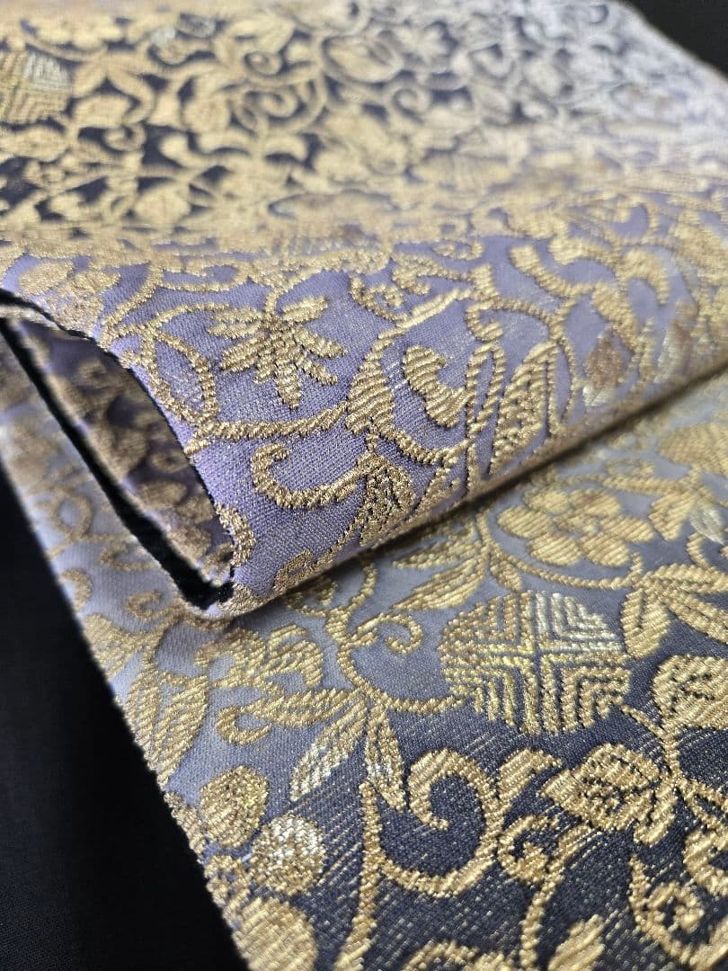 新品❤金華山織り袋帯「銀麗」六通◾弥栄織物謹製◾長尺