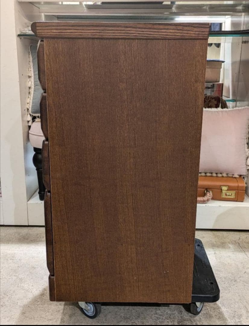 【極美品】 無垢 チェスト マルヨシ 民芸家具 4段6杯 引き出し タンス 収納