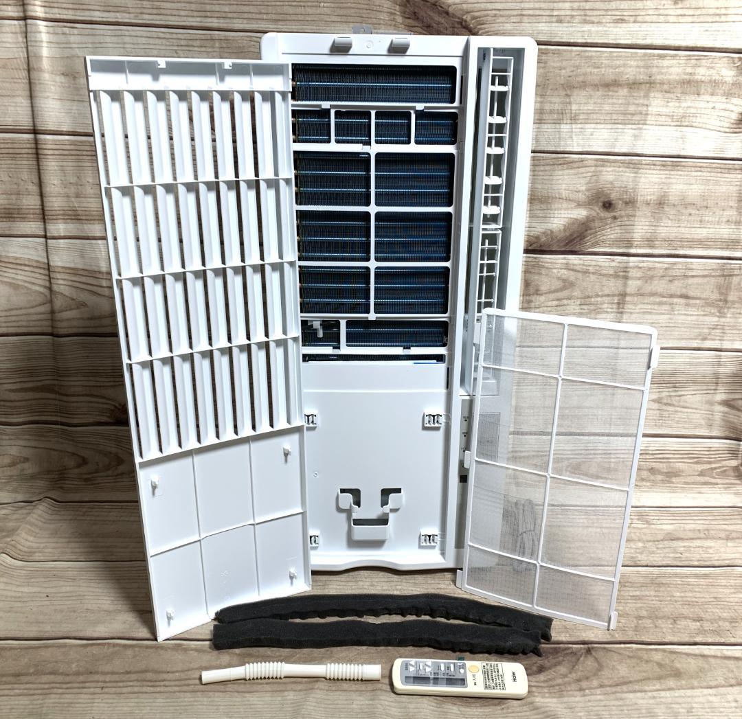 Haier 4～7畳 100V 窓用エアコン JA-16W 22年製 全清掃済♪