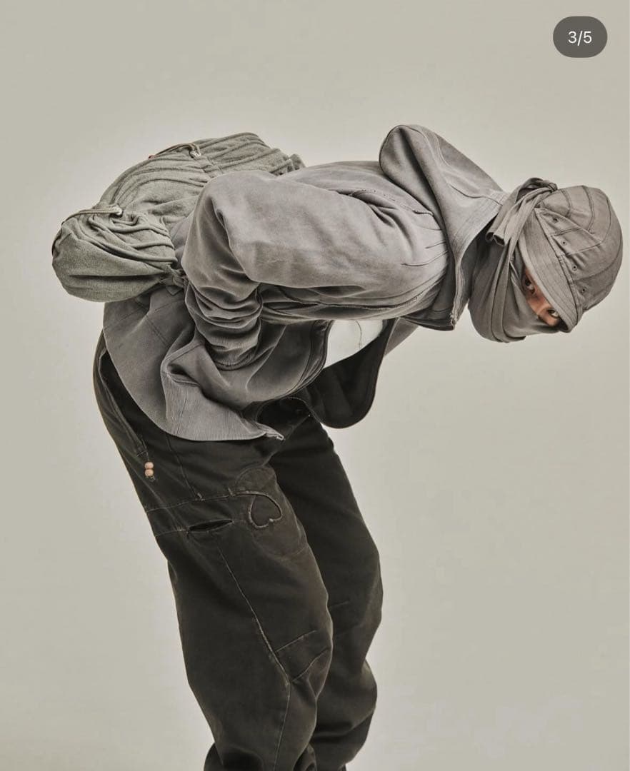 【fff】JIAN YE 25AW TAO PANTS