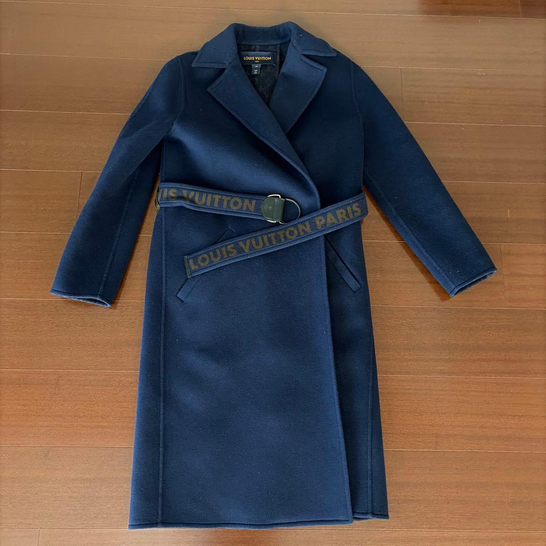 LOUIS VUITTON 34 モノグラム ロゴデザインコート
