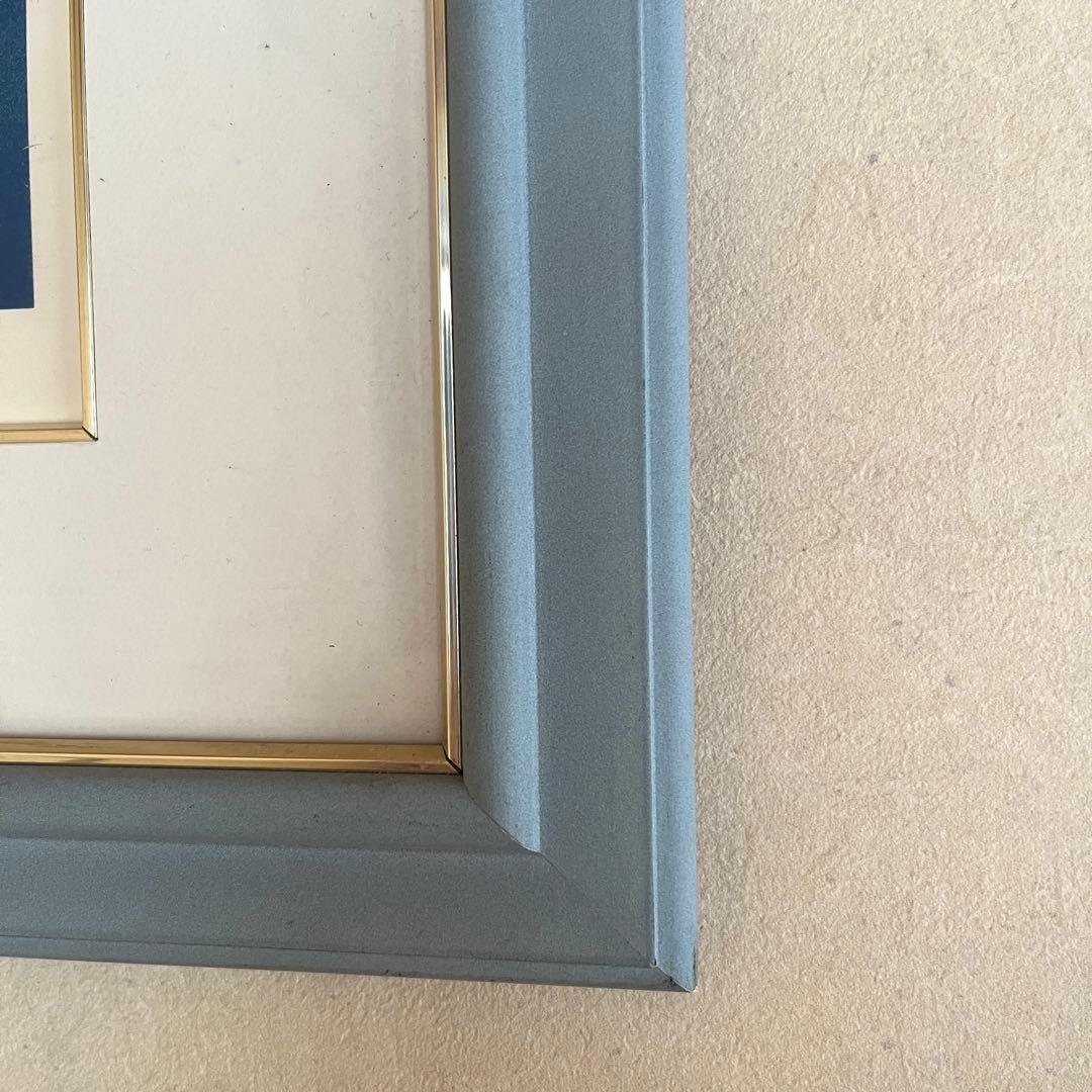 松浦敬文　「夜の城 」リトグラフ　版画　絵画　美術品　インテリア