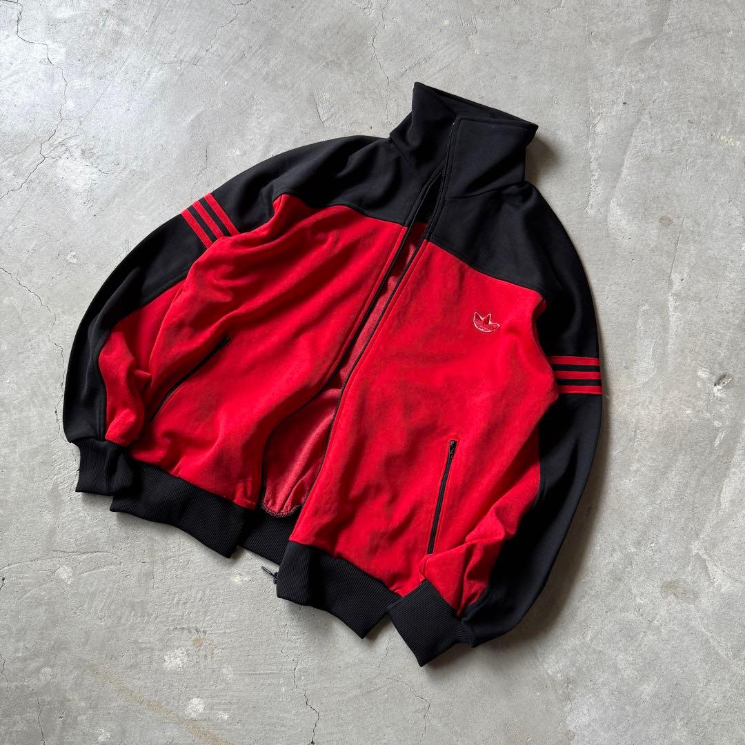 【人気カラー、トラックジャケット】adidas刺繍ロゴ80s常田大希ジャージO.