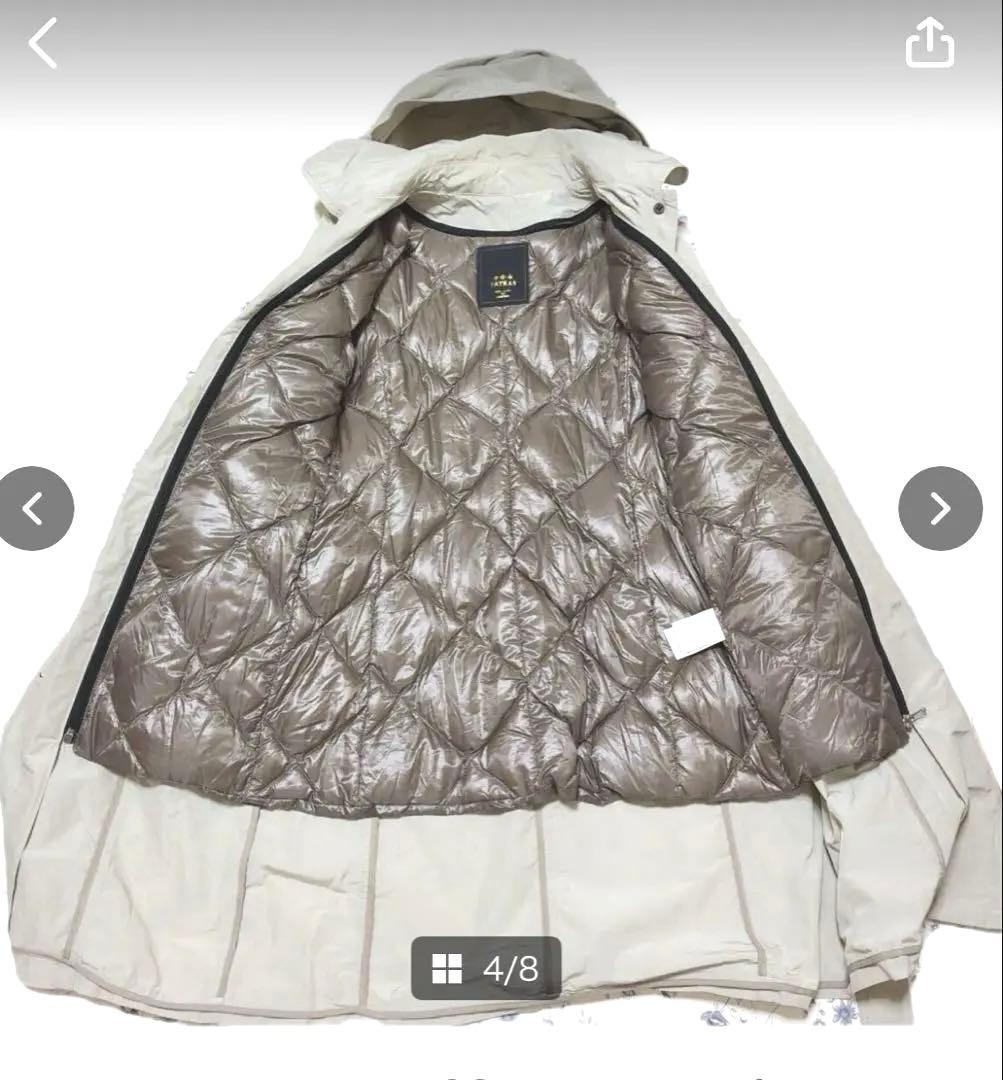 TATRAS タトラス　トレンチコート ダウンライナー　フード付き　お洒落