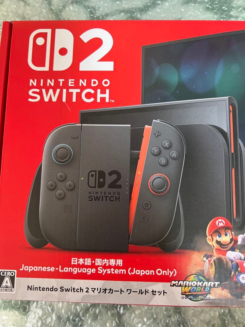 【新品未使用】Nintendo Switch 2本体 マリオカートワールドセット