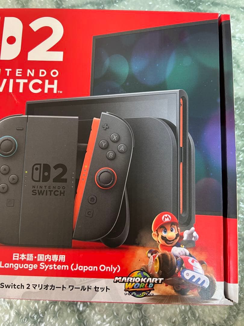 【新品未使用】Nintendo Switch 2本体 マリオカートワールドセット