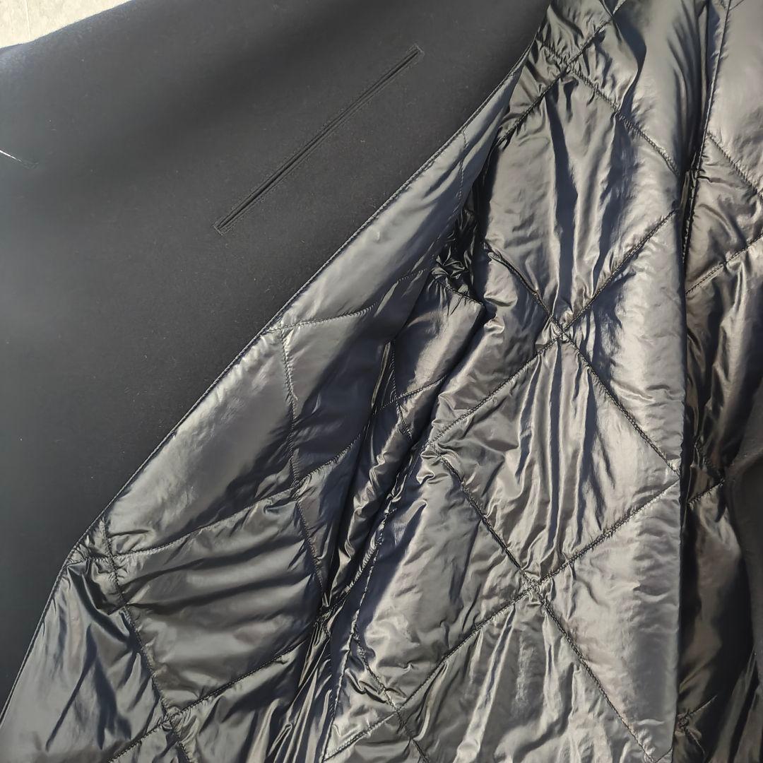 +J UNIQLO ウールピーコート Lサイズ ネイビー