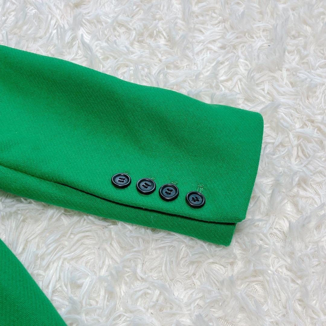 【新品 タグ付き】ZARA　マンテコ　ザラ　ダブルチェスター　緑　コート