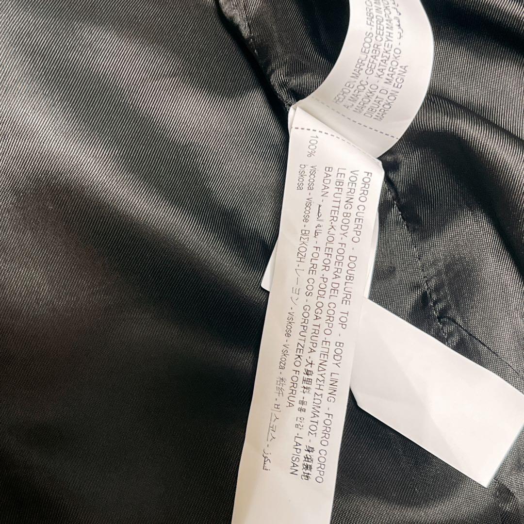 【新品 タグ付き】ZARA　マンテコ　ザラ　ダブルチェスター　緑　コート