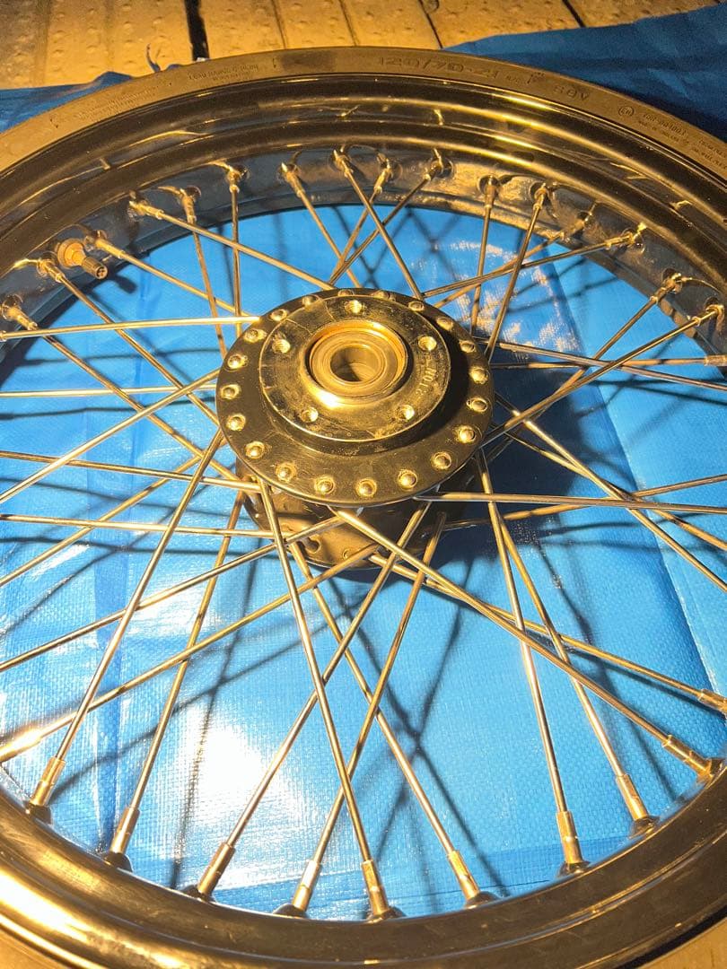 【送料無料❣️激レア】ハーレー21インチホイールDNA？PM？ショベルパン エボ