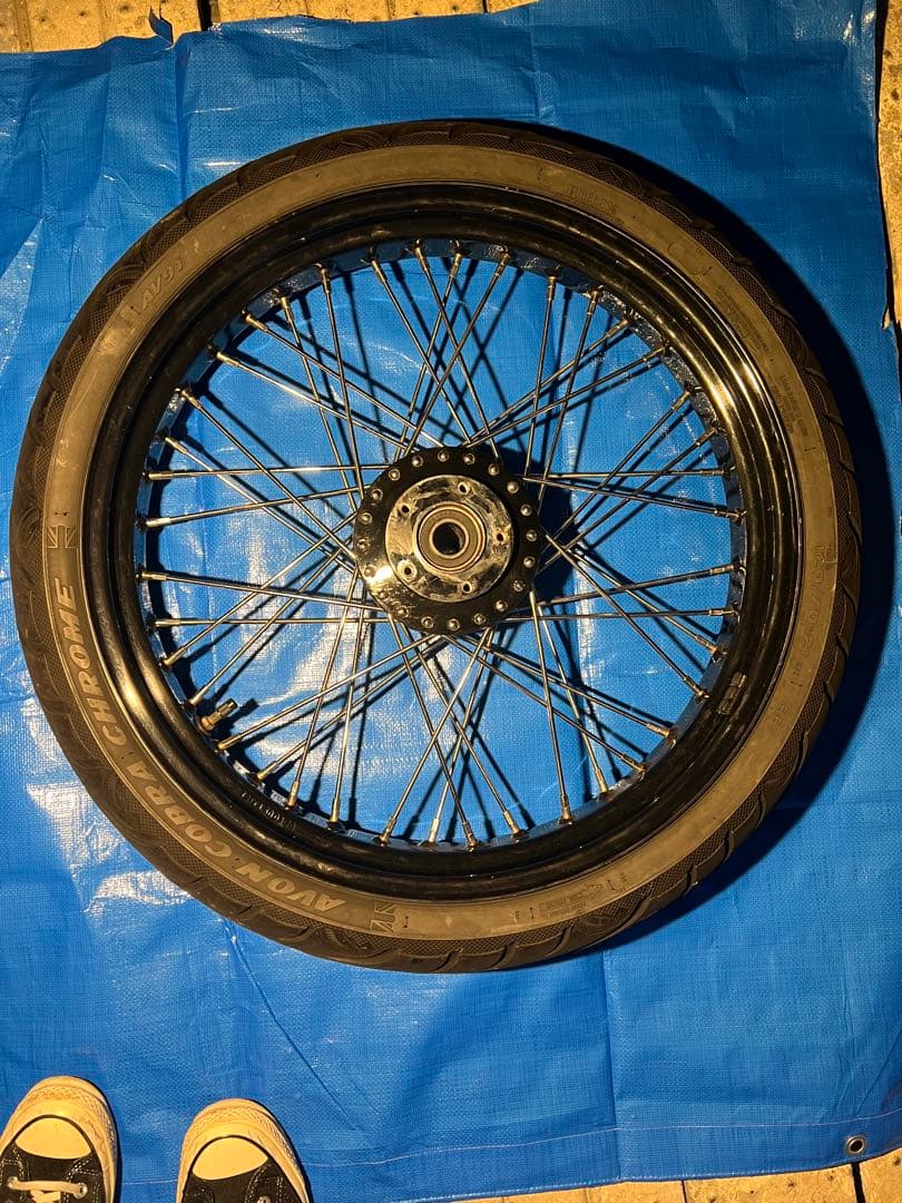 【送料無料❣️激レア】ハーレー21インチホイールDNA？PM？ショベルパン エボ