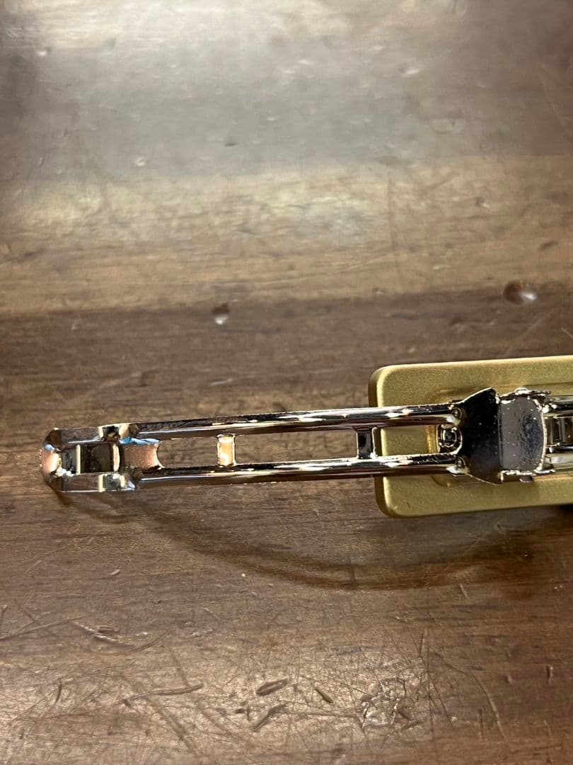 HERMES エルメス カプリス バレッタ ゴールド