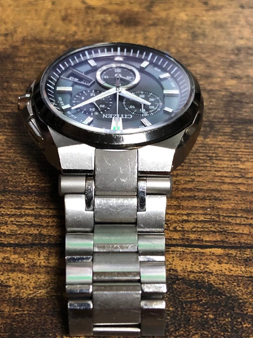 CITIZEN アテッサ クロノグラフ H610-T018068 エコドライブ