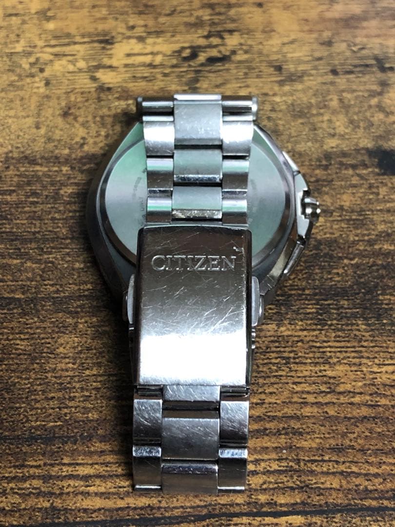 CITIZEN アテッサ クロノグラフ H610-T018068 エコドライブ