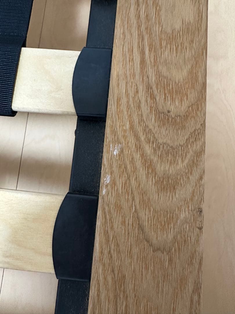 R @要発送日確認様　お取り置き中 最終価格！無印木製セミダブルベッドフレーム