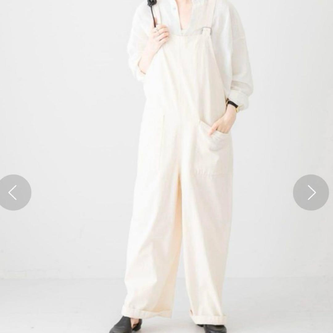 かぐれ デニムサロペット アイボリー