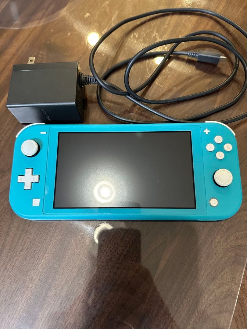 Nintendo Switch Lite ターコイズ 充電器付き 訳あり