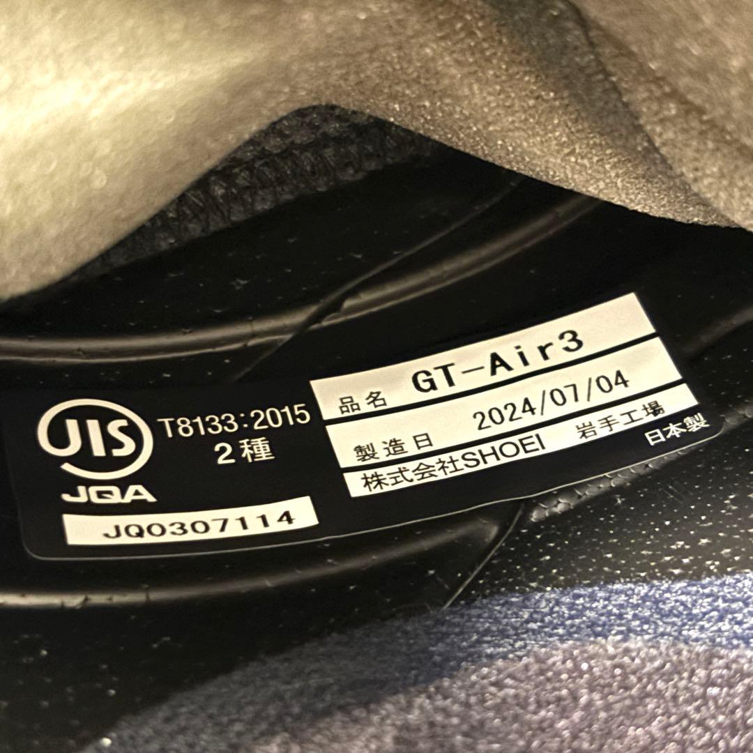 SHOEI GT-Air3 フルフェイス ヘルメット マットブラック XLサイズ