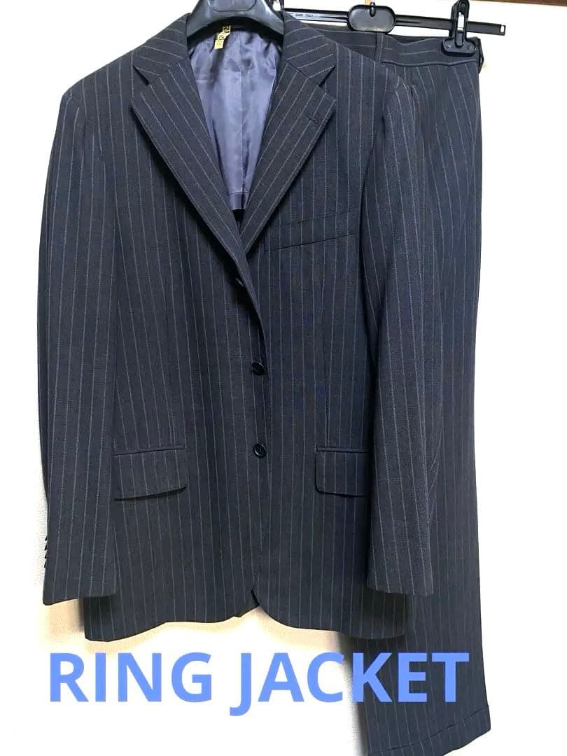 RINGJACKET春夏グレーストライプスーツ