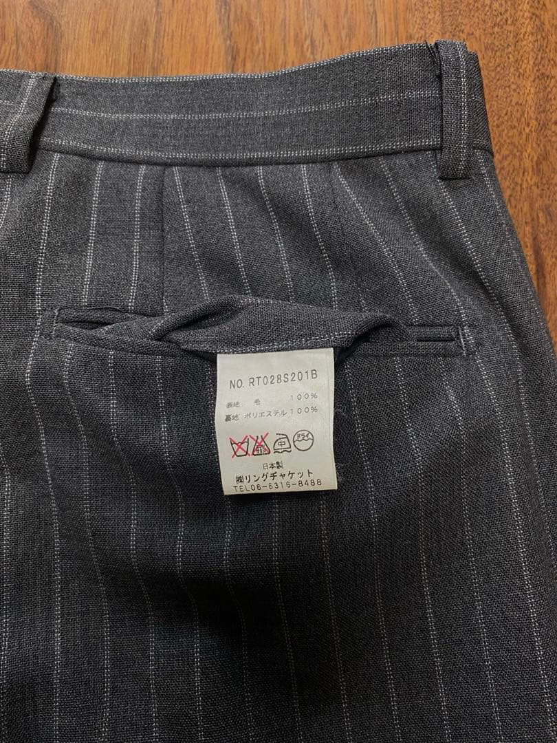 RINGJACKET春夏グレーストライプスーツ