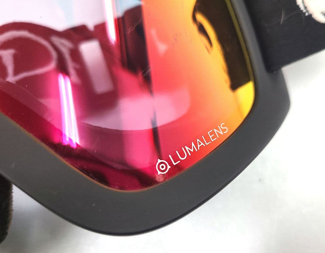美品 DRAGON スノーボードスキーゴーグル ドラコン ミラーレンズ