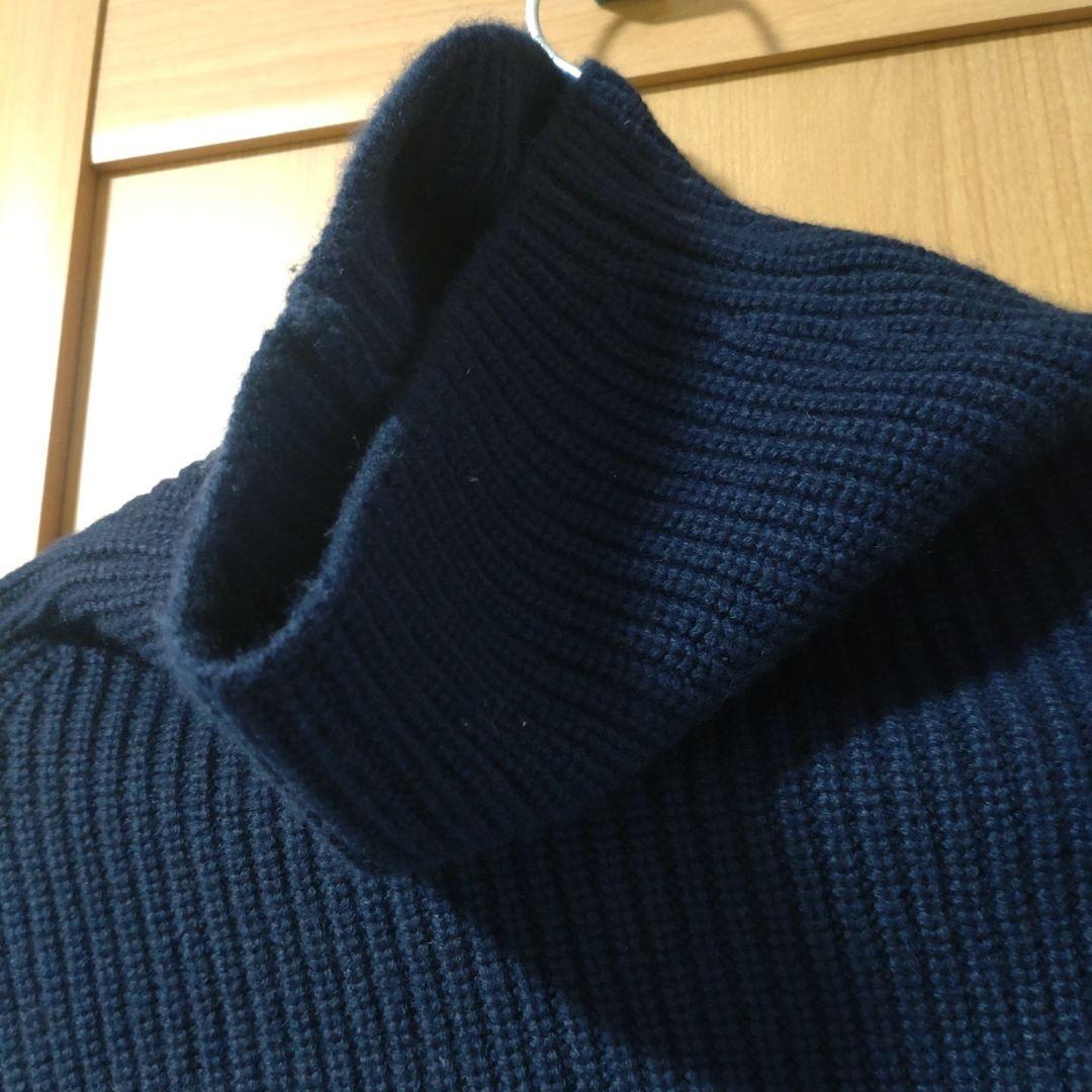 グットグリーフ　ニットスヌード　ネイビー