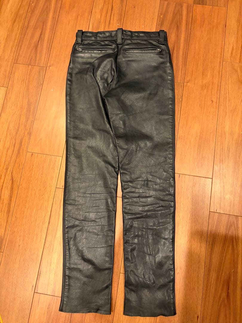 バンソン　レザーパンツ　w32