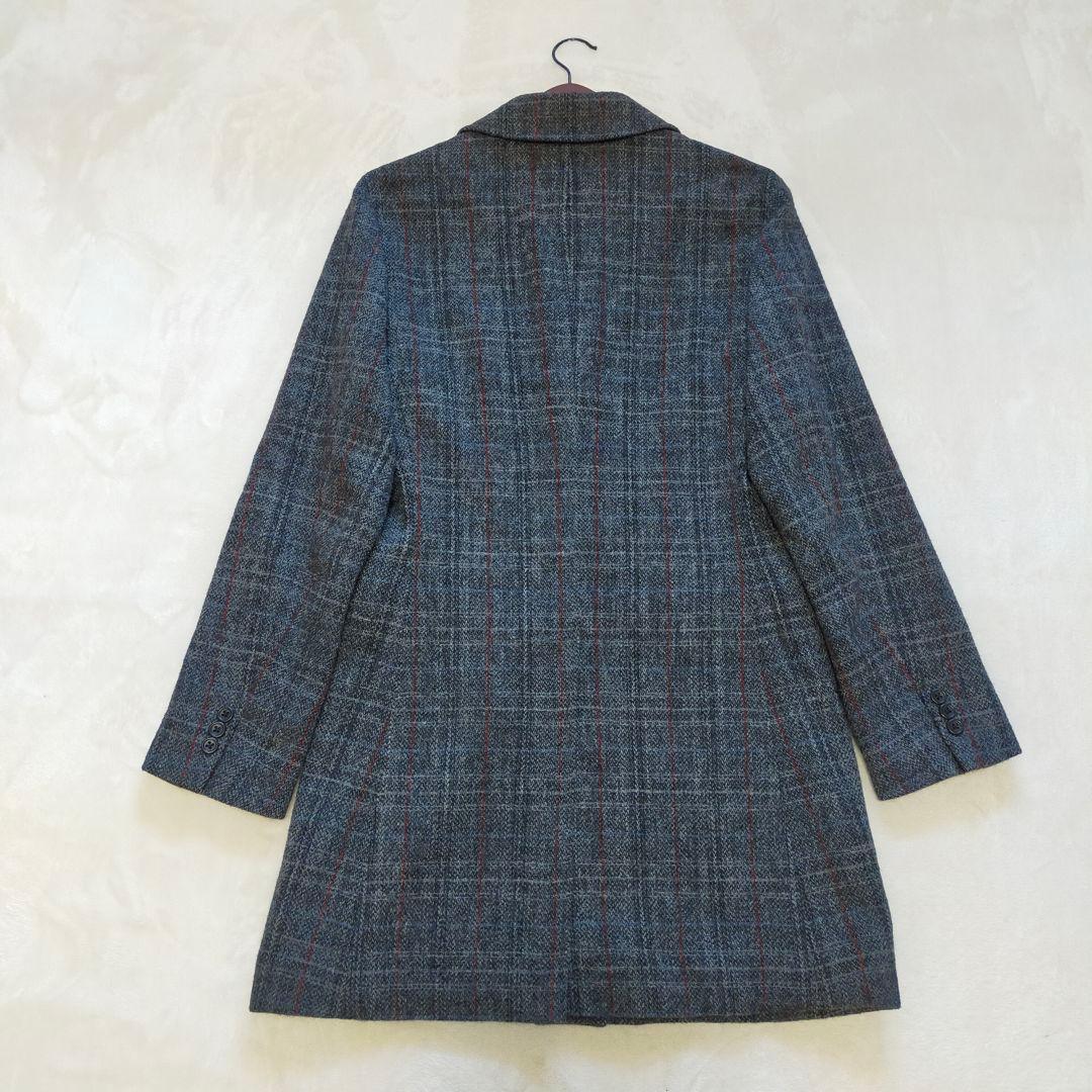 美品　BEAMS×HARRIS TWEED　チェスターコート　Мサイズ