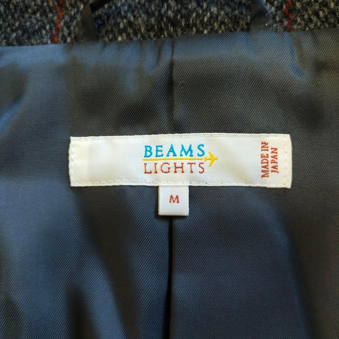 美品　BEAMS×HARRIS TWEED　チェスターコート　Мサイズ