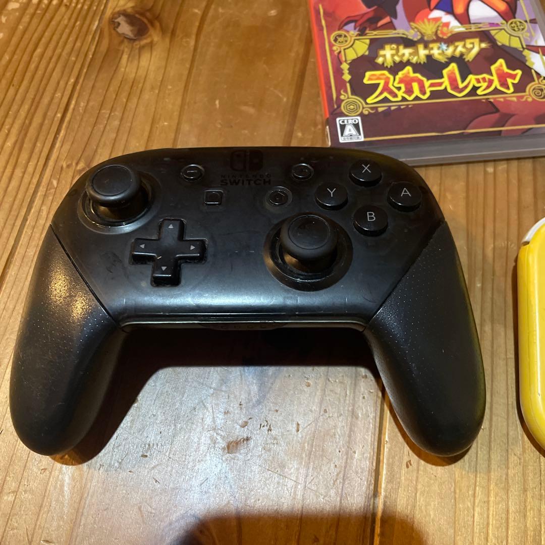 ⚠️ジャンク品 Switch LiteProコントローラー ソフト2本