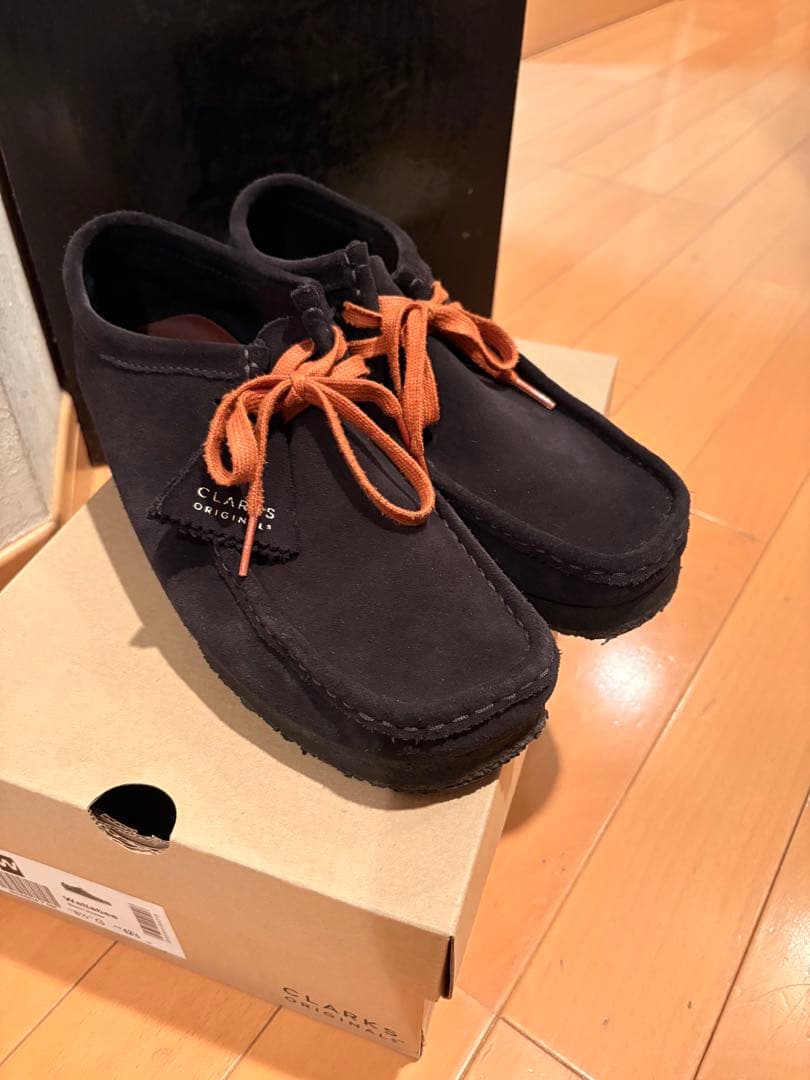 CLARKS Wallabee ブラック 8.5