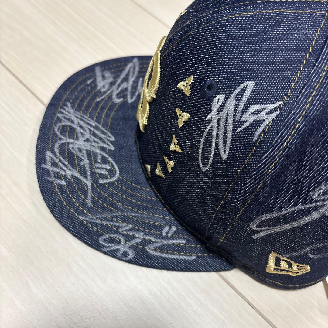 オリックス・バファローズ2026宮崎キャンプ限定キャップ　寄せ書き直筆サイン入り