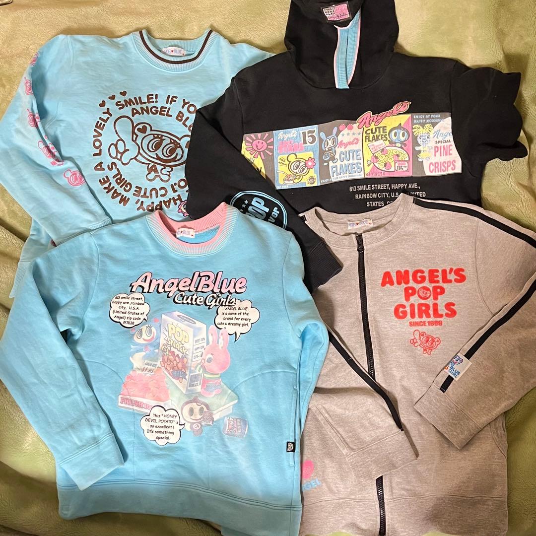 エンジェルブルー ANGEL BLUEまとめ売りMサイズ 150cm 当時物