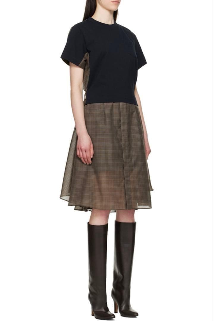 極美品 今期モデル サカイ ミディアムワンピース 1サイズ 25-07804