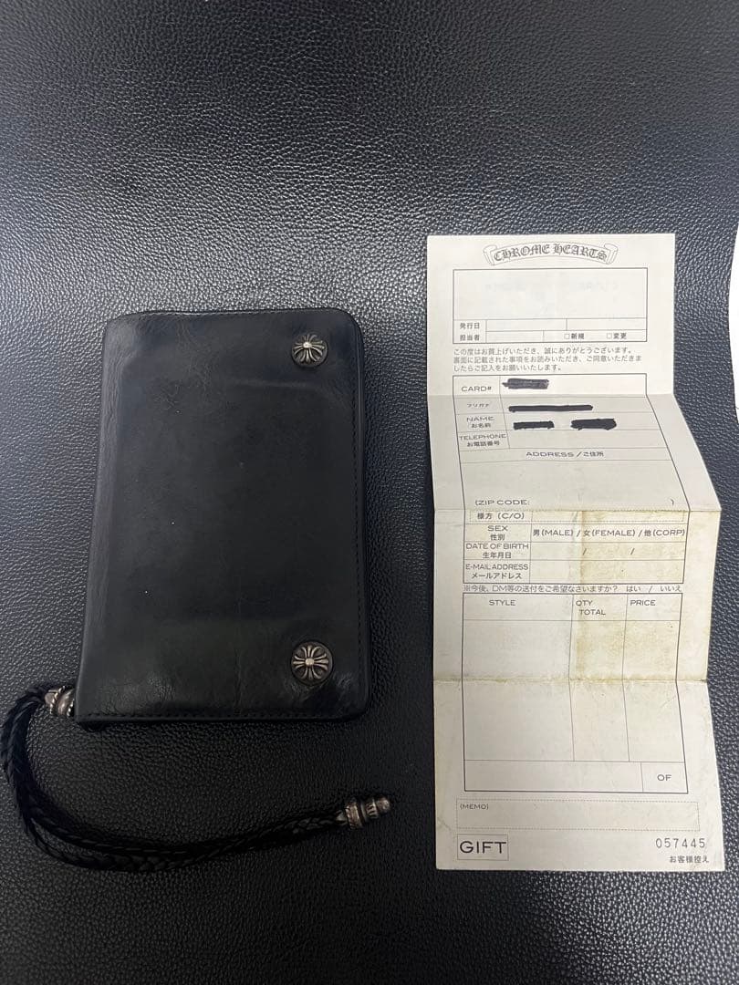 CHROME HEARTS 2ZIPウォレット　財布