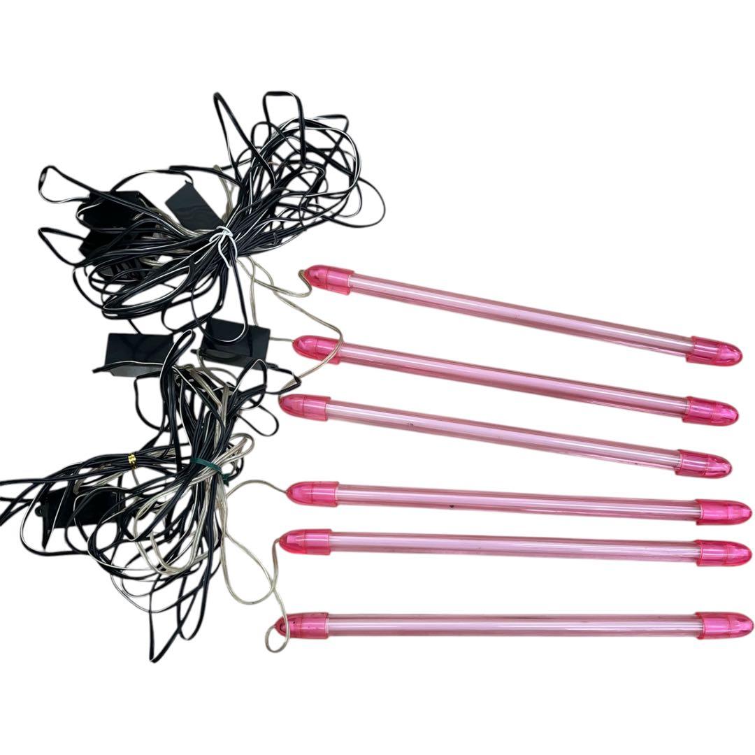 当時物 ネオン管 ブルー ピンク LEDスポット サウンドコントローラーセット