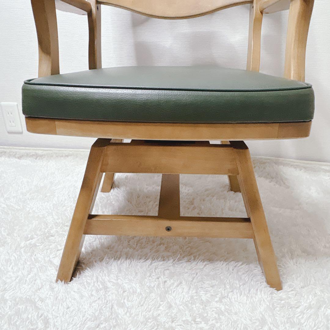 karimoku ダイニングチェア RUSTIC 座面回転 カリモク 肘掛け