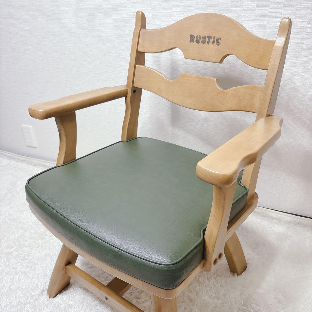 karimoku ダイニングチェア RUSTIC 座面回転 カリモク 肘掛け