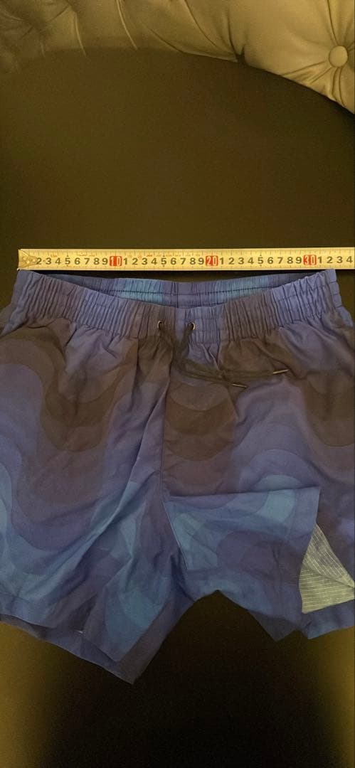 ドリスバンノッテン青 Dries Van Notenグラデーションショートパンツ